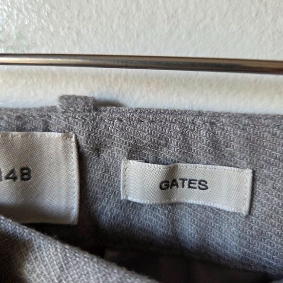 LIKE NEW LAFAYETTE 148 NEW YORK GATES LIGHT GREY WOOL PANTS WOMENS SIZE 10 - Picture 10 of 16